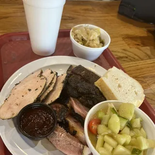 3 Meats with 2 Sides Platter