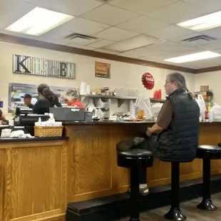 Bar area