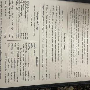 Menu 2024