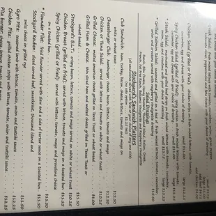 Menu 2024