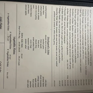 Menu 2024