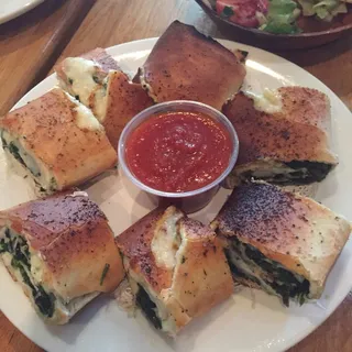 Spinach and Cheese Stromboli