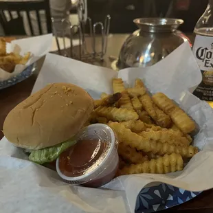 Burger &amp; fries