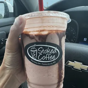 SF Chocolate Cherry frozen mocha