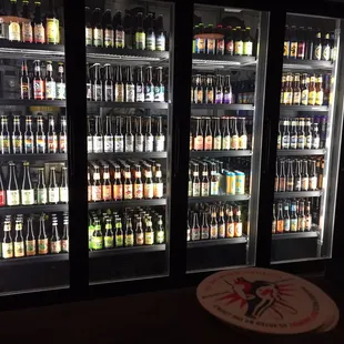 Huge selection of great beer