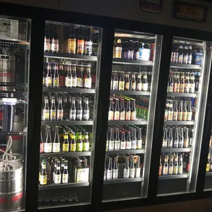 The beer coolers, including two infusers.