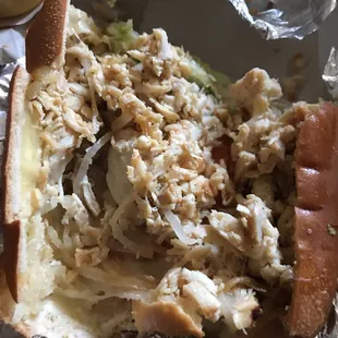 Chicken cheese steak from Hartford Rd location....not good as loch raven