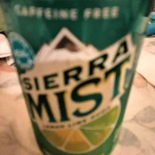 Sierra mist that was supposed to be a sprite
