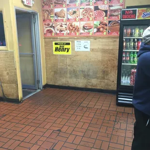 Waiting for my chicken box at the famous Stokos!