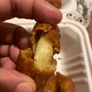 This is how they prepare mozzarella sticks eww