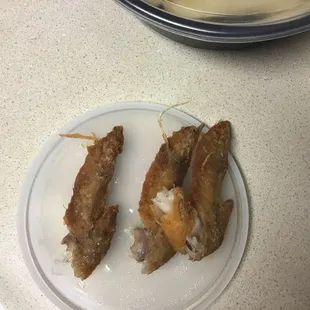 chicken wings and fried chicken, food