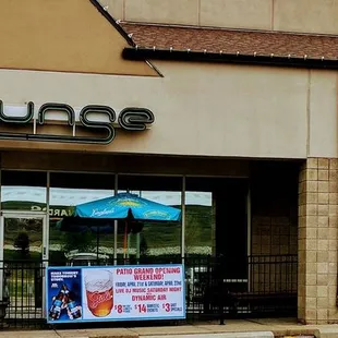 Our newly opened beer garden