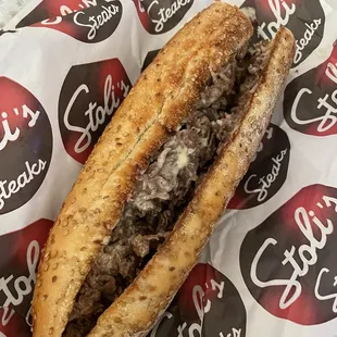 Cheesesteak with Cooper sharp