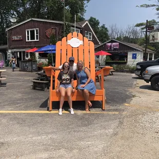 Huge photo chair