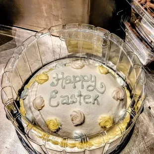 a happy easter cake