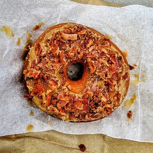 Maple bacon donut.