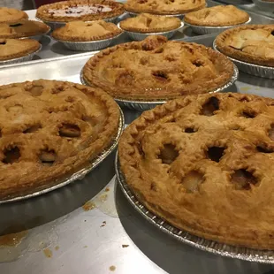 Our fresh baked pies made in store!  Call to place your Thanksgiving order today!