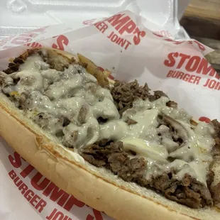 Philly cheesesteak was delicious!!