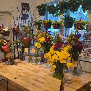 Room full of lovely flowers