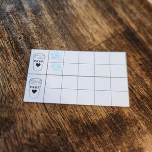 I always forget my card and have to start a new one.