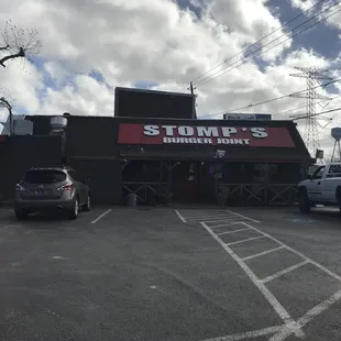 We have a lot more parking spaces just across from the front door.