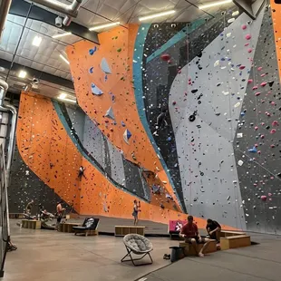 Another climbing wall.