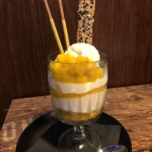 Mango parfait (in-house creation)