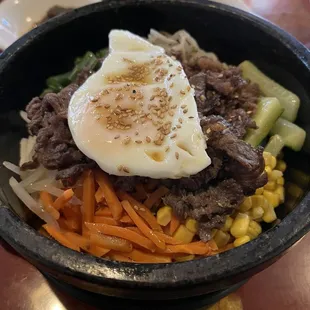 Beef bibimbap