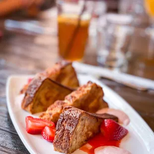 Strawberry French toast