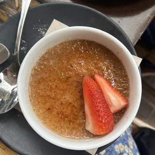 Strawberry & Cream Crème Brulee