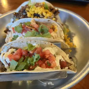 Taco trio. Scrumptious!!!