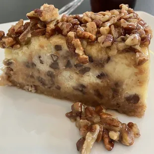 pecan cheesecake slice $7.50