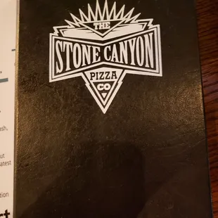 Drink and appetizer menu cover