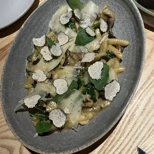 Mushroom Cavatelli with fresh truffles