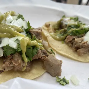 Delicious street tacos - cash or Venmo only
