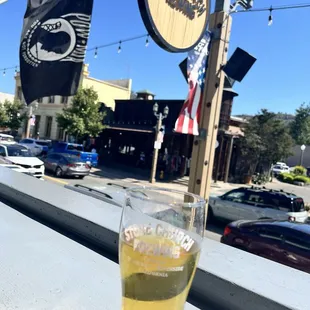 Our view while we enjoy our delicious beer.