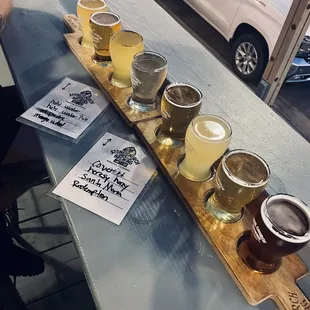 Beer flights