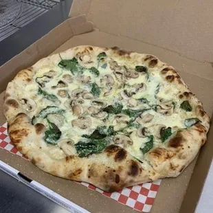 a pizza in a box