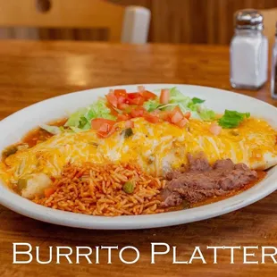 Burrito platter