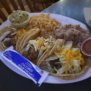 Beef tacos
