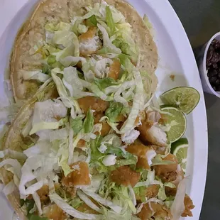 Baja fish tacos
