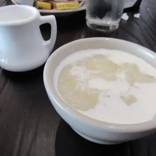 Grits with 1/2 &amp; 1/2.