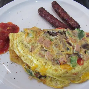 Made to order omelets.