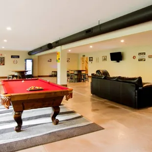 Man Cave for the guys to hang out in during the day.