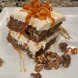 This carrot cake - simply to die for.