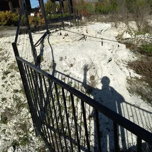 There is a waterfall too!