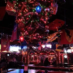 upside down Christmas tree