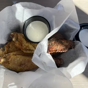 Wings- lemon pepper and jerk