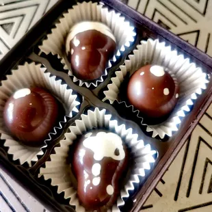 Crafted for the International Chocolate Awards, this is StoneGrindz' Black Sesame &amp; Miso Caramels. Limited availability!