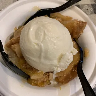 Peach cobbler